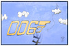 Cartoon: Roger Moore (small) by Kostas Koufogiorgos tagged karikatur,koufogiorgos,illustration,cartoon,moore,james,bon,007,schauspieler,film,darsteller,tod,waffe