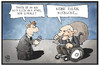 Cartoon: Schäuble privatisiert (small) by Kostas Koufogiorgos tagged karikatur,koufogiorgos,illustration,cartoon,schäuble,eulen,kuckuck,vogel,privatisierung,griechenland,schuldenkrise,politik,reporter,presse,medien