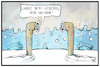Cartoon: Schnee (small) by Kostas Koufogiorgos tagged karikatur,koufogiorgos,illustration,cartoon,schnee,wiedersehen,alpen,schneechaos,winter,wetter,periscop