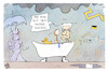 Cartoon: Schöner sparen mit den Schwaben (small) by Kostas Koufogiorgos tagged karikatur,koufogiorgos,kretschmann,duschen,baden,sparen,schwaben,württemberg