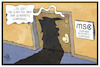 Cartoon: Sicherheitskonferenz (small) by Kostas Koufogiorgos tagged karikatur,koufogiorgos,illustration,cartoon,schatten,trump,usa,münchen,sicherheitskonferenz,treffen,gipfel
