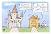 Cartoon: Söder und das Saarland (small) by Kostas Koufogiorgos tagged karikatur,koufogiorgos,heinz,becker,kultfigur,dudenhöfer,bayern,söder,saarland,bundesländer,haus,garten,schloss,dummschwaetzer