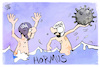 Cartoon: Straße von Hormus (small) by Kostas Koufogiorgos tagged karikatur,koufogiorgos,hormus,wasserball,seemine,iran,krieg,sport,usa
