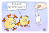 Cartoon: Strip-Show für Corona (small) by Kostas Koufogiorgos tagged karikatur,koufogiorgos,striptease,maske,virus,corona