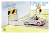 Cartoon: Stuttgart-Berlin (small) by Kostas Koufogiorgos tagged karikatur,koufogiorgos,stuttgart,berlin,hürde,alltag,krone,cdu,merz