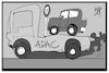 Cartoon: Tempo 130 (small) by Kostas Koufogiorgos tagged karikatur,koufogiorgos,illustration,cartoon,adac,tempolimit,130,autofahrer,abschleppen,panne