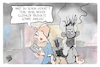 Cartoon: Temu (small) by Kostas Koufogiorgos tagged karikatur,koufogiorgos,temu,online,plattform,billig,strafe,eu,gefahr,illegal,strom,verbraucher,handel