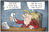 Cartoon: Tillich ist das Volk (small) by Kostas Koufogiorgos tagged karikatur,koufogiorgos,illustration,cartoon,tillich,merkel,islam,sachsen,volk,pegida,politik,telefon