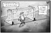 Cartoon: Torlinientechnik (small) by Kostas Koufogiorgos tagged karikatur,koufogiorgos,illustration,cartoon,tor,torlinientechnik,torwart,kamera,bild,fussball,bundesliga,sport
