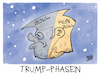 Cartoon: Trump-Phasen (small) by Kostas Koufogiorgos tagged trump,mond,phase,koufoigorgos,zoll