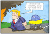 Cartoon: Trump-Tag (small) by Kostas Koufogiorgos tagged karikatur koufogiorgos illustration cartoon trump vatertag bollerwagen welt usa präsident