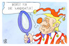Cartoon: Trump 2024 (small) by Kostas Koufogiorgos tagged karikatur,koufogiorgos,trump,clown,show,republikaner,usa,kandidat