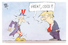 Cartoon: Trump (small) by Kostas Koufogiorgos tagged karikatur,koufogiorgos,trump,sneaker,uncle,sam,usa