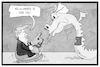 Cartoon: Trump und Xi Ping (small) by Kostas Koufogiorgos tagged karikatur koufogiorgos illustration cartoon trump xi ping china usa schaukelpferd drache staatsbesuch politik weltmacht