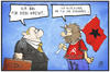 Cartoon: Union für den Grexit (small) by Kostas Koufogiorgos tagged karikatur,koufogiorgos,illustration,cartoon,union,cdu,syriza,griechenland,grexit,euro,austritt,europa,währungsunion,kommunist,konservativ,politik