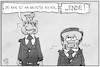Cartoon: Union vor der Wahl (small) by Kostas Koufogiorgos tagged karikatur,koufogiorgos,illustration,cartoon,laschet,söder,union,cdu,csu,wahlkampf,wahl,ende,umfrage