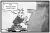 Cartoon: Unterlassene Hilfeleistung (small) by Kostas Koufogiorgos tagged karikatur,koufogiorgos,illustration,cartoon,hilfeleistung,bank,ignoranz,kunde