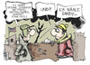 Cartoon: US-Wahl (small) by Kostas Koufogiorgos tagged usa,sandy,sturm,wahl,romney,obama,amerika,regierung,karikatur,kostas,koufogiorgos