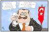 Cartoon: Waffen für die Türkei (small) by Kostas Koufogiorgos tagged karikatur,koufogiorgos,illustration,cartoon,waffen,geisel,erdogan,journalist,gefängnis,pressefreiheit,tuerkei,deal,rüstung,aussenpolitik,handel