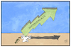 Cartoon: Waffenverkäufe (small) by Kostas Koufogiorgos tagged karikatur,koufogiorgos,illustration,cartoon,sipri,waffen,exporte,verkäufe,frieden,taube,profit,anstieg,konflikte,krieg,friedenstaube