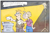 Cartoon: Wahl Sachsen-Anhalt (small) by Kostas Koufogiorgos tagged karikatur,koufogiorgos,illustration,cartoon,wahl,landtagswahl,sachsen,anhalt,scheinwerfer,rampenlicht,wähler