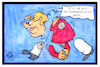 Cartoon: Wahlergebnis (small) by Kostas Koufogiorgos tagged karikatur,koufogiorgos,illustration,cartoon,afd,rechtspopulismus,extremismus,michel,mütze,wahlergebnis,bundestagswahl,partei,deutschland,demokratie