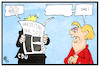Cartoon: Wahlprogramme (small) by Kostas Koufogiorgos tagged karikatur,koufogiorgos,illustration,cartoon,spd,cdu,wahlprogramm,merkel,partei,bundestagswahl,wahlkampf,zeitung