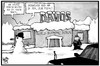 Cartoon: WEF Davos (small) by Kostas Koufogiorgos tagged karikatur,koufogiorgos,illustration,cartoon,davos,weltwirtschaftsforum,wirtschaft,schweiz,schnee,arm,reich,feier,geld,politik,wef