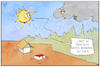 Cartoon: Wetterlage (small) by Kostas Koufogiorgos tagged karikatur,koufogiorgos,illustration,cartoon,katastrophengebiet,wetter,unwetter,sonne,regen