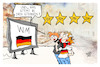 Cartoon: WM-Prognose (small) by Kostas Koufogiorgos tagged karikatur,koufogiorgos,sterne,wm,fußball,fan,deutschland