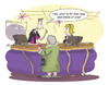 Cartoon: What is... (small) by Felicity Nims tagged bingo,book,sales,old,people,managers