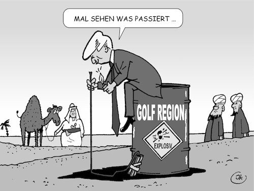 Ein Mann am Golf Ein Mann am Golf
