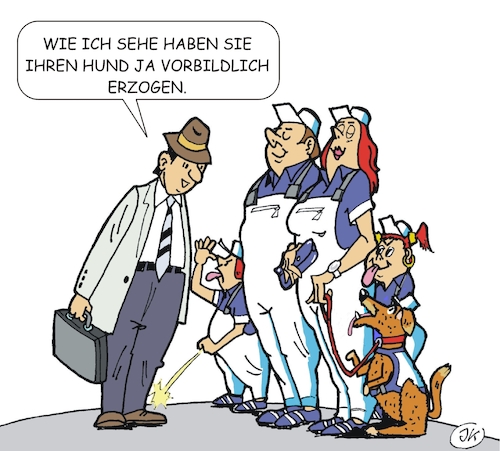 Cartoon: Hervorragende Erziehung (medium) by JotKa tagged erziehung,erzieher,eltern,kinder,vater,mutter,kind,hund,er,sie,es,liebe,haustiere,familie,gesellschaft,ehe,erziehung,erzieher,eltern,kinder,vater,mutter,kind,hund,er,sie,es,liebe,haustiere,familie,gesellschaft,ehe