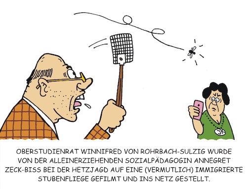 Cartoon: Hetzjagd (medium) by JotKa tagged medien,gesellschaft,rechte,linke,krawalle,chemnitz,filme,video,internet,migration,medien,gesellschaft,rechte,linke,krawalle,chemnitz,filme,video,internet,migration