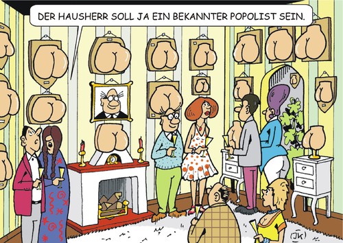 Cartoon: Popolismus (medium) by JotKa tagged populismus,populisten,gesellschaft,sammler,party,ausstellung,erotik,popo,populismus,populisten,gesellschaft,sammler,party,ausstellung,erotik,sex,popo