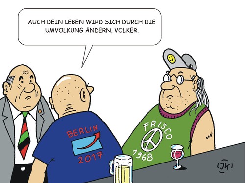 Cartoon: Volker (medium) by JotKa tagged umvolkung,abgeordnete,cdu,afd,pegida,ns,wortschatz,begriffe,immigration,flüchtlinge,wirtschaftsflüchtlinge,terror,flüchtlingskrise,merkel,umvolkung,abgeordnete,cdu,afd,pegida,ns,wortschatz,begriffe,immigration,flüchtlinge,wirtschaftsflüchtlinge,terror,flüchtlingskrise,merkel