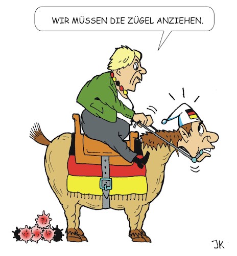 Zügel anziehen