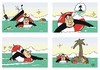 Cartoon: Alles nur Attrappe (small) by JotKa tagged attrappen,seenot,schiffbrüchig,gestrandet,seefahrt,schiff,inseln,schiffbrüchiger,schwimmer,rettungsring,schiffsuntergang,rettung,hoffnung,enttäuschungen,meer,ozean