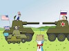 Cartoon: Aufmärsche (small) by JotKa tagged ukraine usa europa nato russland ostverträge beitritte