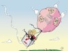 Cartoon: Ballonfahrer (small) by JotKa tagged ballon,ballonfahrer,sinkflug,steigflug,wahlen,landtagswahlen,bundestagswahl,saarland,nordrhein,westfahlen,schleswig,holstein,politiker,schulz,kraft,partein,wähler,wahllokal
