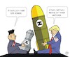 Cartoon: Bomben (small) by JotKa tagged bomben krieg atombombe wasserstoffbombe korea nordkorea usa trump krise eskalation donald president militär verhandlungen diplomatie