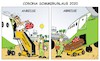 Cartoon: Coronaurlaub 2020 (small) by JotKa tagged corona,coronavirus,coronakrise,reisen,urlaub,sonne,strand,meer,freizeit,tourismus,ängste,seuchen,krankheiten,reisdebüro,leben,tod,flugzeug,flugreisen,sommer,2020