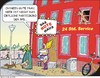 Cartoon: Das Rote Haus (small) by JotKa tagged rot,haus,partei,parteien,parteibüro,parteimitglieder,parteimitgliedschaft,spd,ortsgruppe,bordell,freudenhaus,puff,dirne,prostituierte,freudenmädchen,freier,kunden,fahrrad,oma,frau,mann,sex,erotik,liebe,liebesdienerinen,einkauf,einkaufskorb,wurst,knochen,h