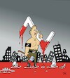 Cartoon: Der ZETTINATOR (small) by JotKa tagged putin,russland,ukraine,massaker,gräueltaten,krieg