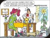 Cartoon: Dummes Zeug (small) by JotKa tagged frühstück streit versöhnung meinung ansichten männer frauen beziehungen beziehungsprobleme missverständnisse schlichtung