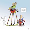 Cartoon: Kanzlerkandidat 2021? (small) by JotKa tagged bundestagswahl 2021 kanzler kanzlerschaft parteien wahlen scholz merkel karrenbauer spd ncdu