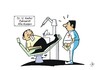 Cartoon: Zahnarzt  Dentist (small) by JotKa tagged otto,zahnarzt,arzt,praxis,patient,doktor,krankheit,heilung,dentist