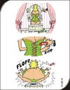 Cartoon: Zipp (small) by JotKa tagged männer,frauen,liebe,freunschaft,beziehungen,probleme,liebeskummer,sex,spässe,spass,dessous,korsett,schminken,schmücken,anziehen,ausziehen,reissleine,men,love,women,friendship,relations,problems,jokes,fun,decorating,makeup,wear,lingerie,corset,tear,off,lea