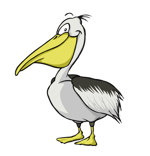 Cartoon: pelican (medium) by grega tagged animals,nature,wildlife