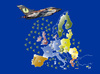 Cartoon: Euro bunding (small) by azamponi tagged germany,angela,merkel,uem,eurobund
